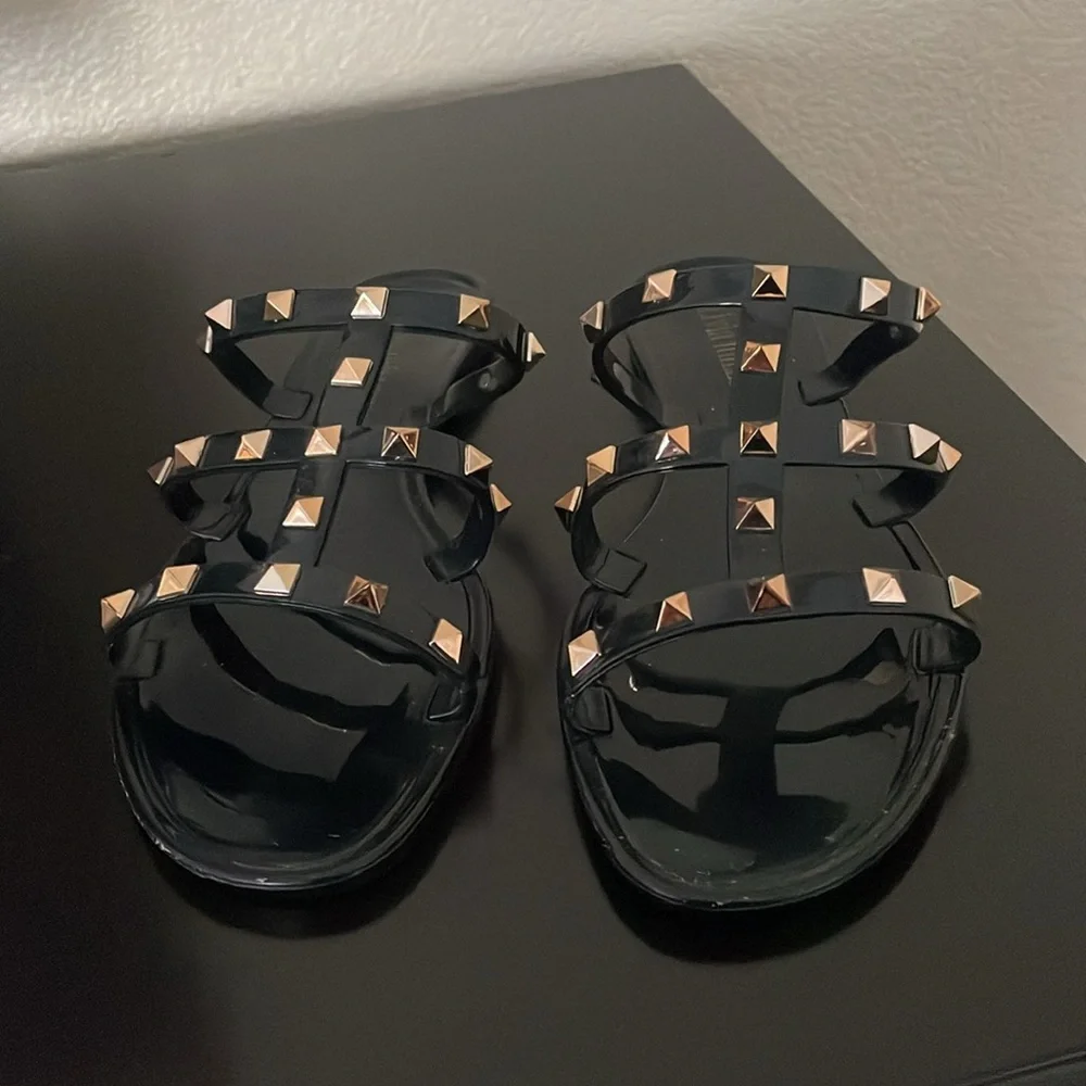 Olivia Miller Studded Sandals - Picture 2 of 4